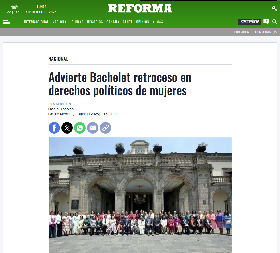 PLRA elimina la paridad y el cupo de las mujeres pasa a ser un mínimo de 20% en las listas de candidatos